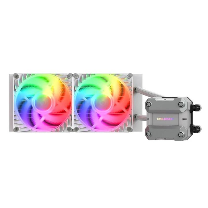 cougar poseidon ultra 240 argb blanco
