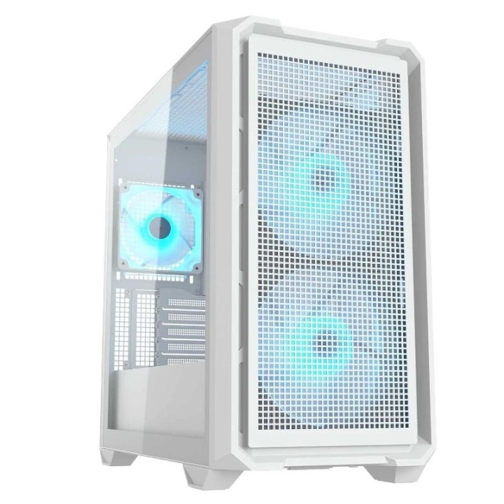 cougar caja minitorre mx600 mini rgb blanca