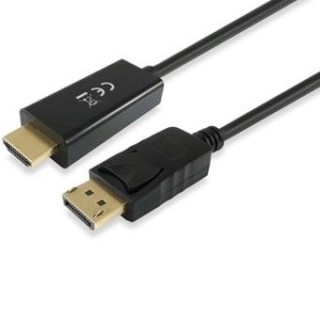 equip cable displayport equip a hdmi macho - macho 3m negro