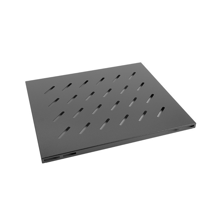 lanberg bandeja lanberg fija 1u 465x500 mm hasta 120 kg rack de 19 negro