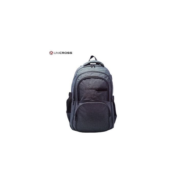 mochila portatil unicross nexa 18.5  azul usb compartimento acolchado 42x29x14cm
