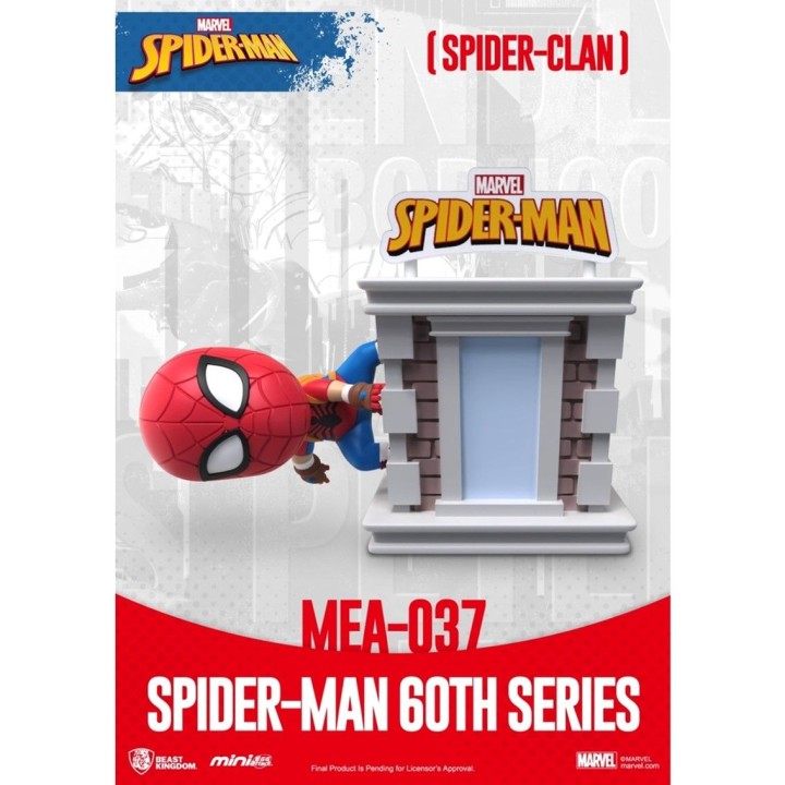 beast kingdom figura beast kingdom mini egg attack marvel spider - man spider - clan serie 60 aniver