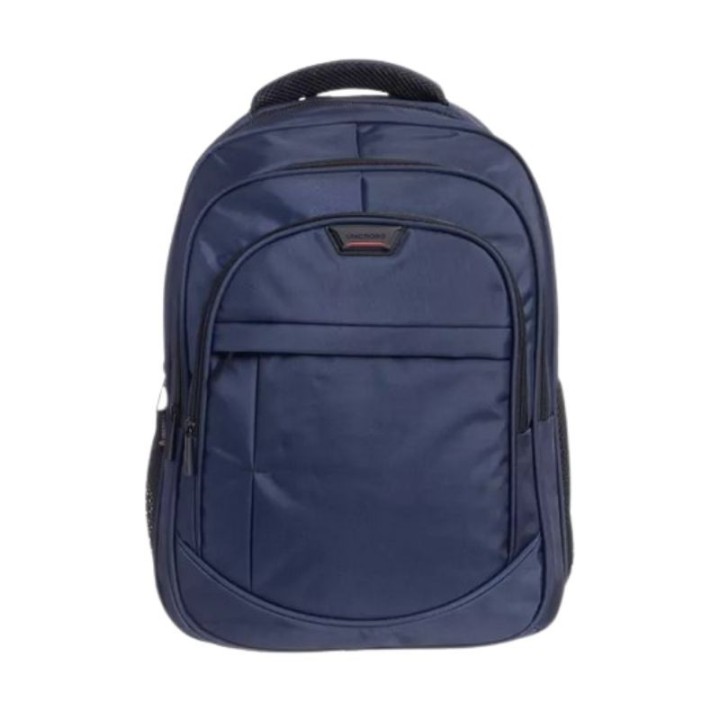 mochila portatil unicross ville 18  azul usb compartimento acolchado 47x33x21cm