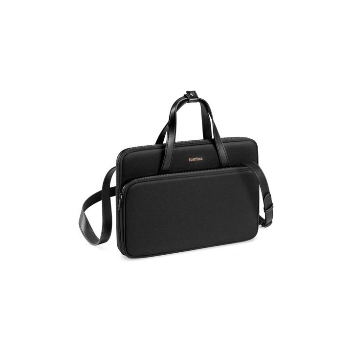 maletin portatil 14  tomtoc versatile a12 black incluye asa de hombro refuerzo cornerarmor