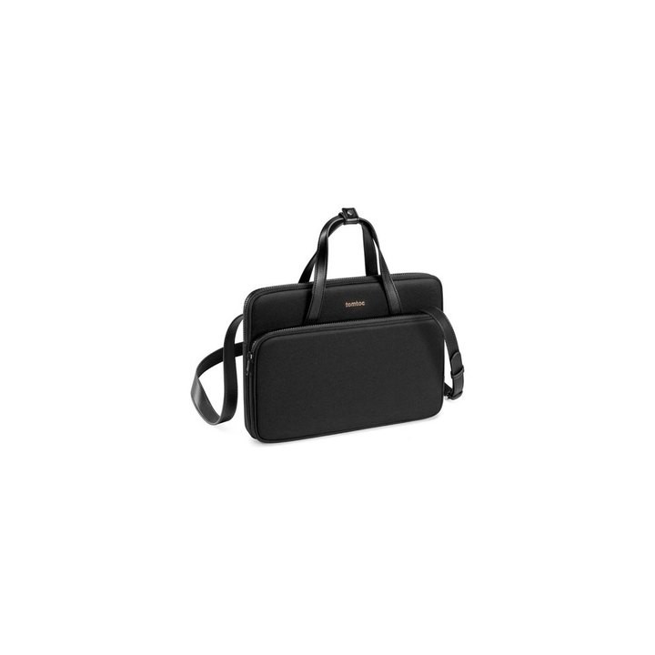 maletin portatil 14  tomtoc versatile a12 black incluye asa de hombro refuerzo cornerarmor