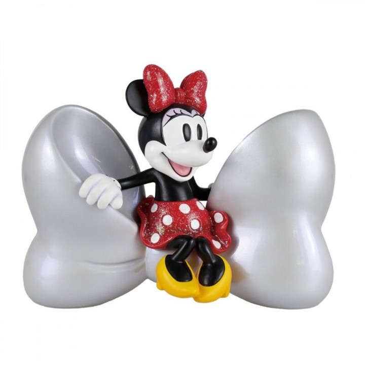 enesco figura enesco disney 100 aniversario minnie con lazo