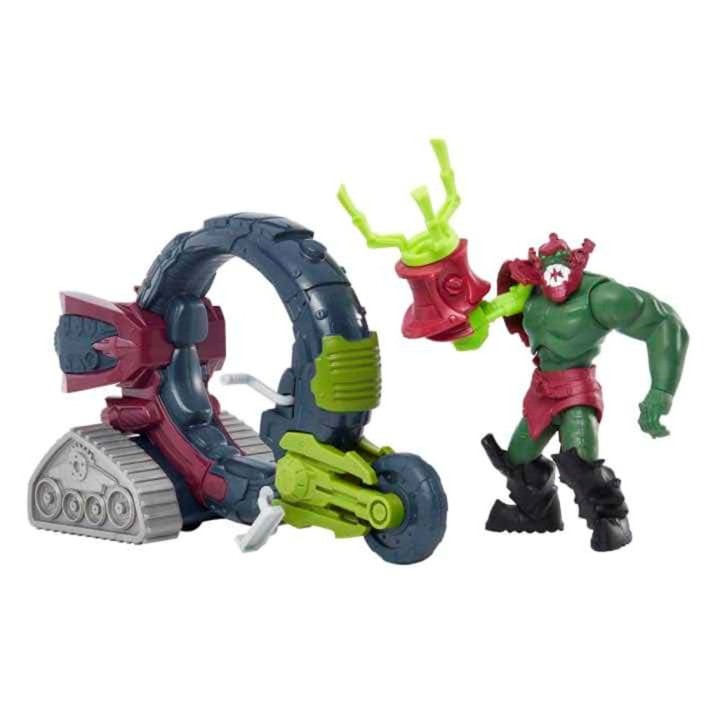 mattel figura mattel masters of the universe trapjaw & moto