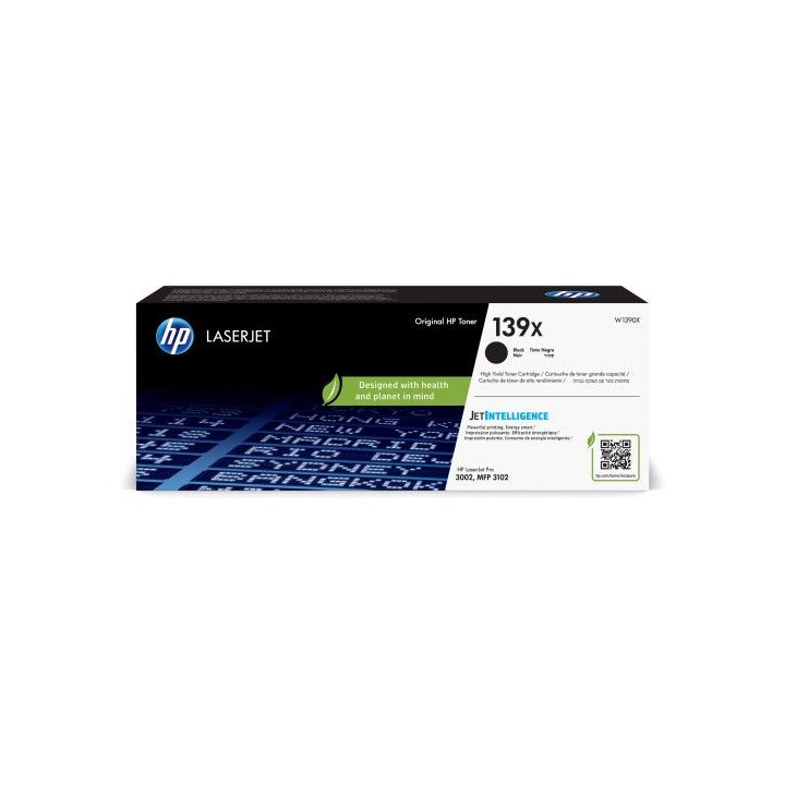 hp laserjet cartucho de toner original 139x negro de alta capacidad