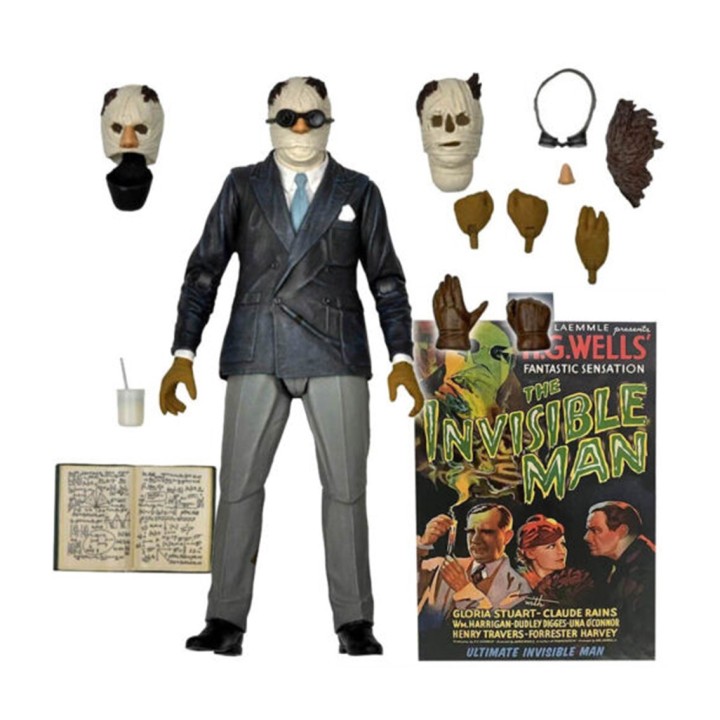 neca figura neca universal monster scale action ultimate invisible man