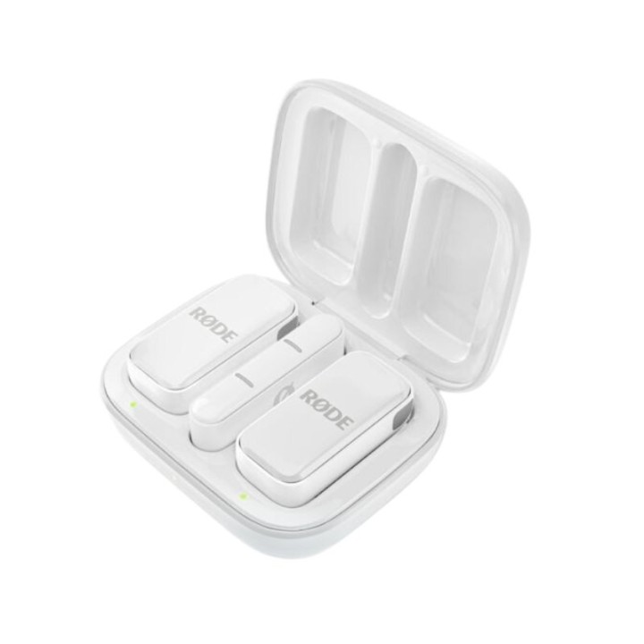 microfono wireless rode micro l white lightning 21h battery gainassist 21dba 73db