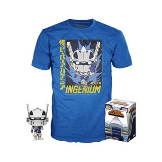 funko pop & tee my hero academia tenya iida ingenium (full mech suit) funko + camiseta talla l