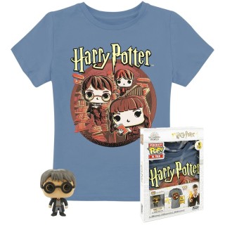 funko pop & tee harry potter funko + camiseta trio talla m