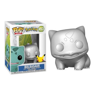 funko funko pop jumbo pokemon s6 bulbasaur plateado efecto metalico 10 pulgadas edicion especial exc