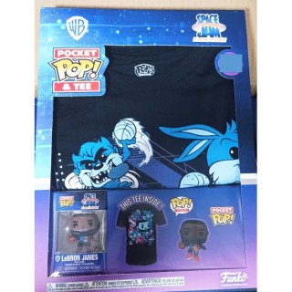 funko pop & tee space jam looney tunes lebron james funko + camiseta talla s