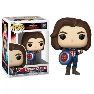 funko funko pop marvel doctor strange multiverso de la locura capitana carter 62408