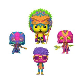 funko funko pop marvel black panther wakanda forever pack de 4