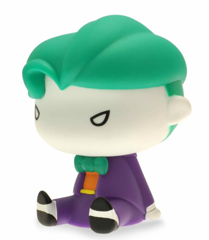 plastoy figura hucha plastoy dc comics liga de la justicia joker chibi