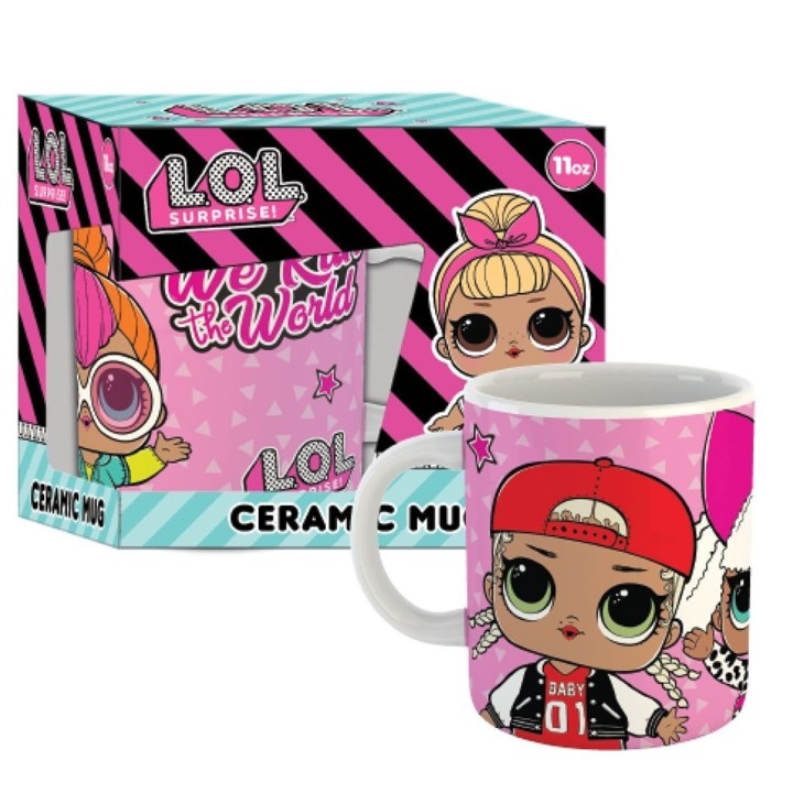 gb eye taza gb eye lol surprise ceramica en caja de regalo rosa