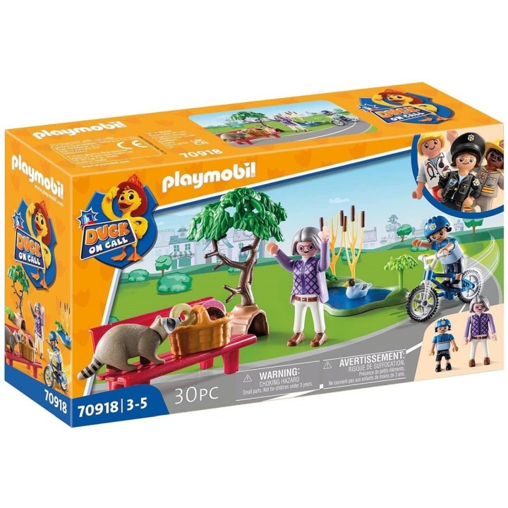playmobil playmobil duck on call accion policial atrapa al ladron