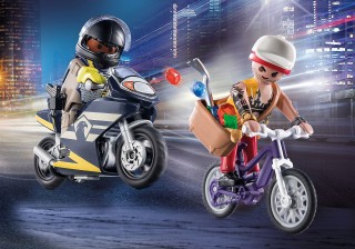 playmobil playmobil starter pack fuerzas especiales y ladron