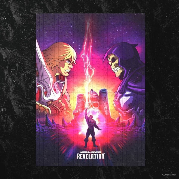 puzzle amos del universo revelacion he - man & skeletor 1000 piezas
