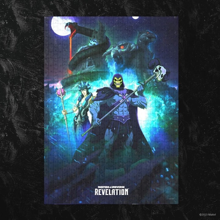 puzzle amos del universo revelacion skeletor & evil lyn 1000 piezas