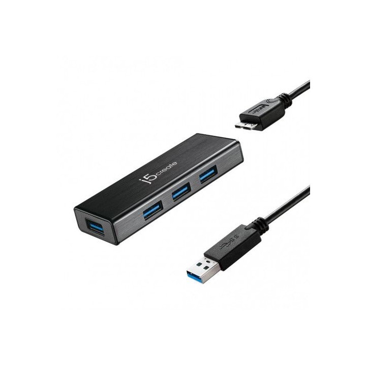 j5create juh340 mini hub usb 3.0 4 puertos