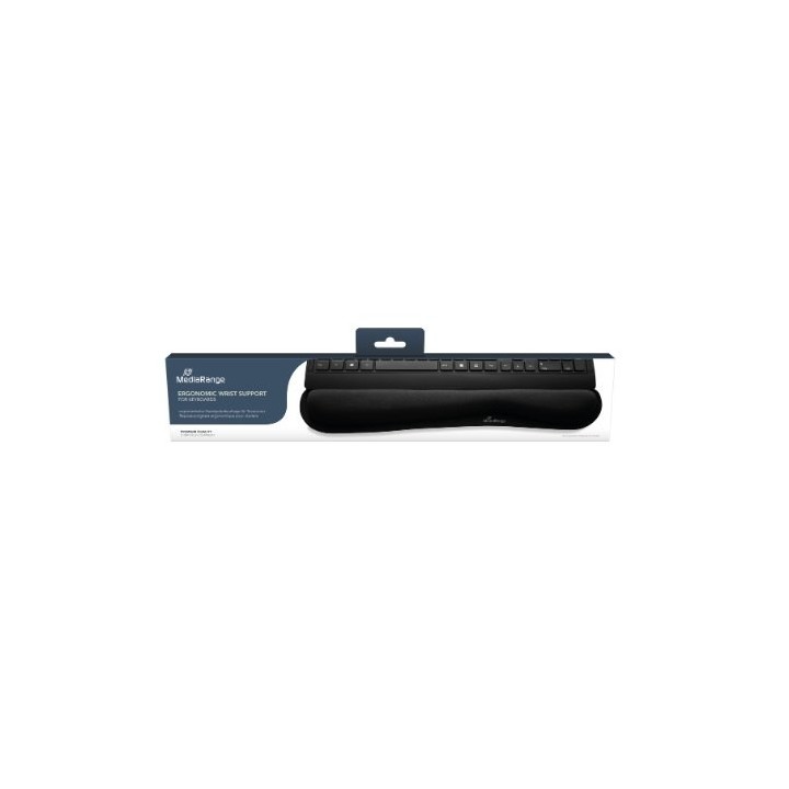 reposamunecas teclado mediarange mros252 black diseno ergonomico