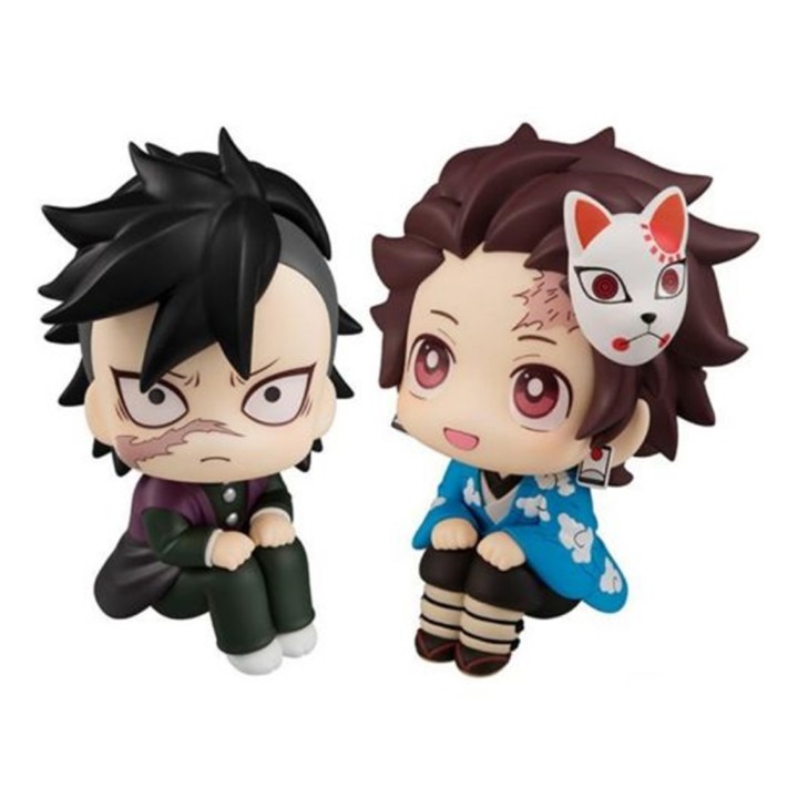 megahouse pack 2 figuras megahouse look up genya & tanjiro kamado prueba final gift set