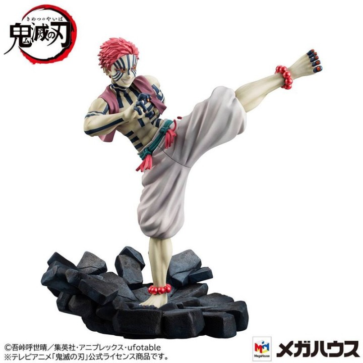 megahouse figura megahouse kimetsu no yaiba demon slayer upper three akaza g.e.m