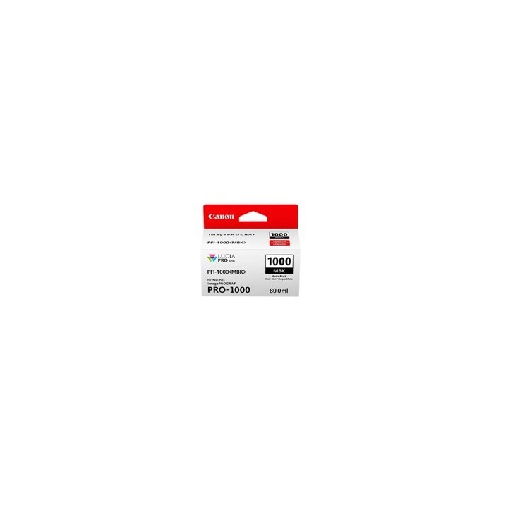 canon cartucho canon pfi - 1000 mbk negro mate pro - 1000