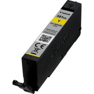 canon cartucho tinta canon cli 581 y xxl amarillo pixma tr7550 - tr8550 - ts6150 - ts6151 - ts8150 -