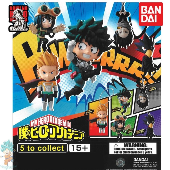 bandai set gashapon my hero academia llavero deformed mascot smash vol.2 bandai