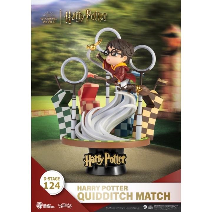 beast kingdom figura beast kingdom dstage harry potter partido de quidditch