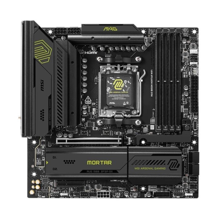 msi placa base mag b850m mortar wifi matx am5