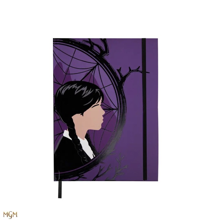 cinereplicas libreta rigida cinereplicas wednesday addams -  miercoles y enid