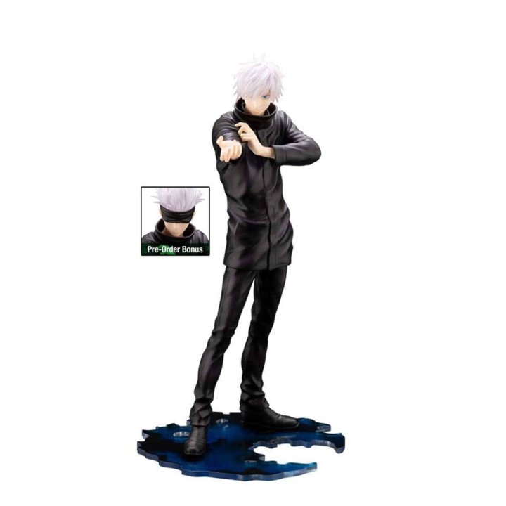 kotobukiya figura kotobukiya jujutsu kaisen satoru gojo artfxj bonus edition 25 cm