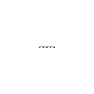 organizador de cables lanberg 5 anillas 19 1u tipo b negro