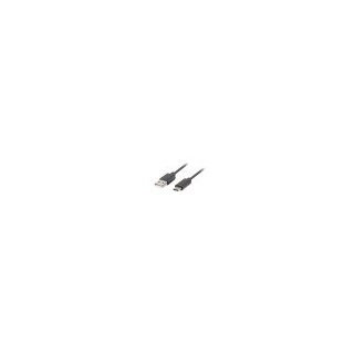 cable usb lanberg 2.0 macho/usb c macho 0.5m negro