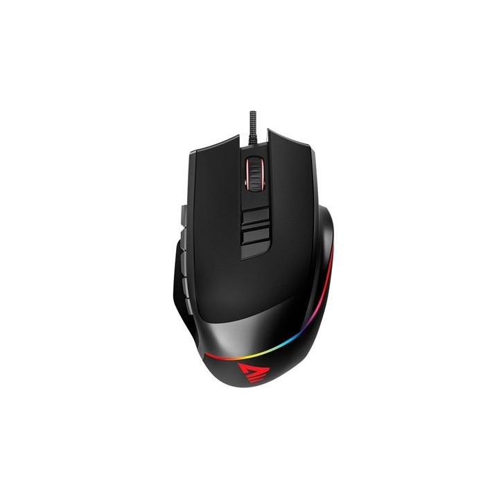 raton gaming savio valiant rgb cable 1.8m 12400dpi