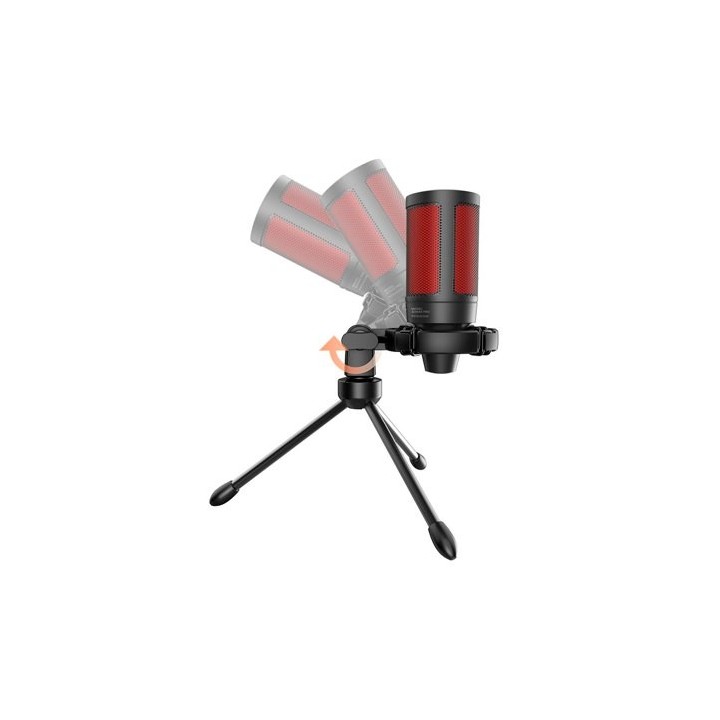 microfono savio gaming sonar pro filtro antipop usb-c plug