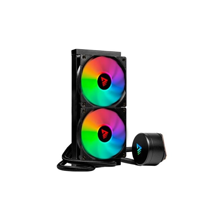 disipador ref liquida savio velox 240mm argb 2xvent 120mm multisocket 2750rpm