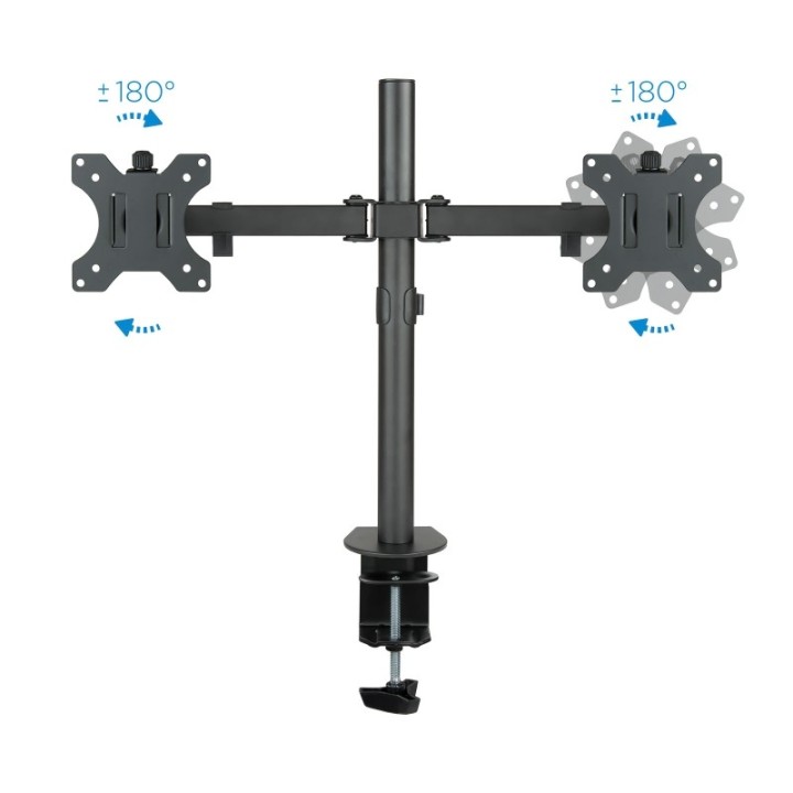 tooq db1232tn-b soporte monitor mesa 2brazos 13-32