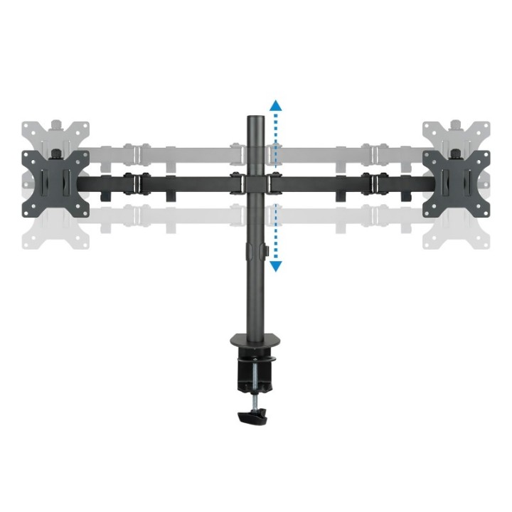 tooq db1232tn-b soporte monitor mesa 2brazos 13-32