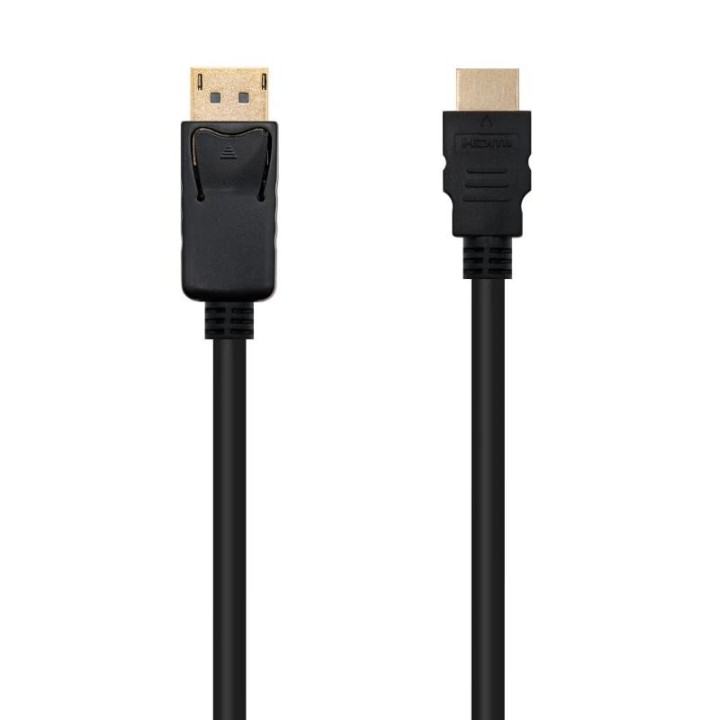 nanocable cable conversor dp a hdmi negro 10m