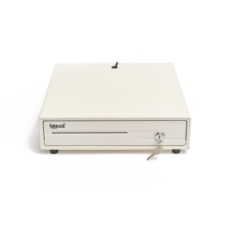 iggual cajon portamonedas iron-10w 38cm 4+6 blanco