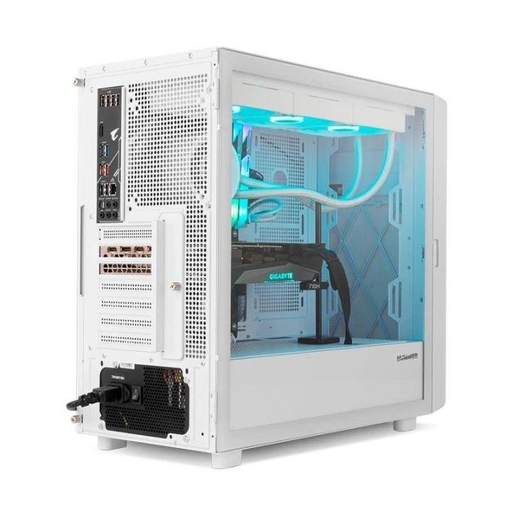 nox semitorre hummer biospantalla lcd 8 blanco