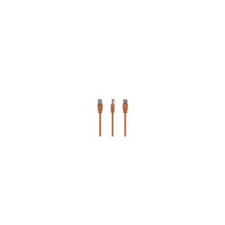 cable cat5e utp moldeado 0,5m naranja