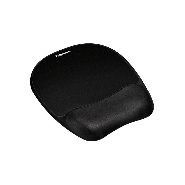 fellowes alfombrilla con reposamunecas memory foam negro fellowes 9176501
