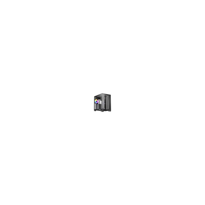 caja antec c8 argb e-atx negro 2xvent 160 mm 1x140mm 2xusb sn fuente